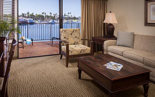 Bahia Resort San Diego - Bayfront Suite living room